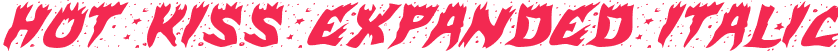 Hot Kiss Expanded Italic